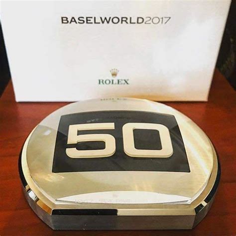 paperweight rolex 2017|ROLEX SEADWELLER 50th Anniversary Paperweight Cyclops .